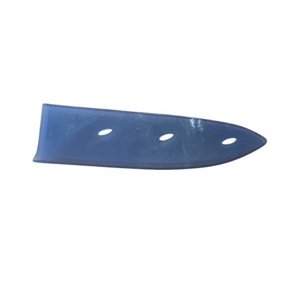 Pampered Chef Coated Chef's Knife 7” Blade Cover Blue #1516 Retired - Picture 1 of 2